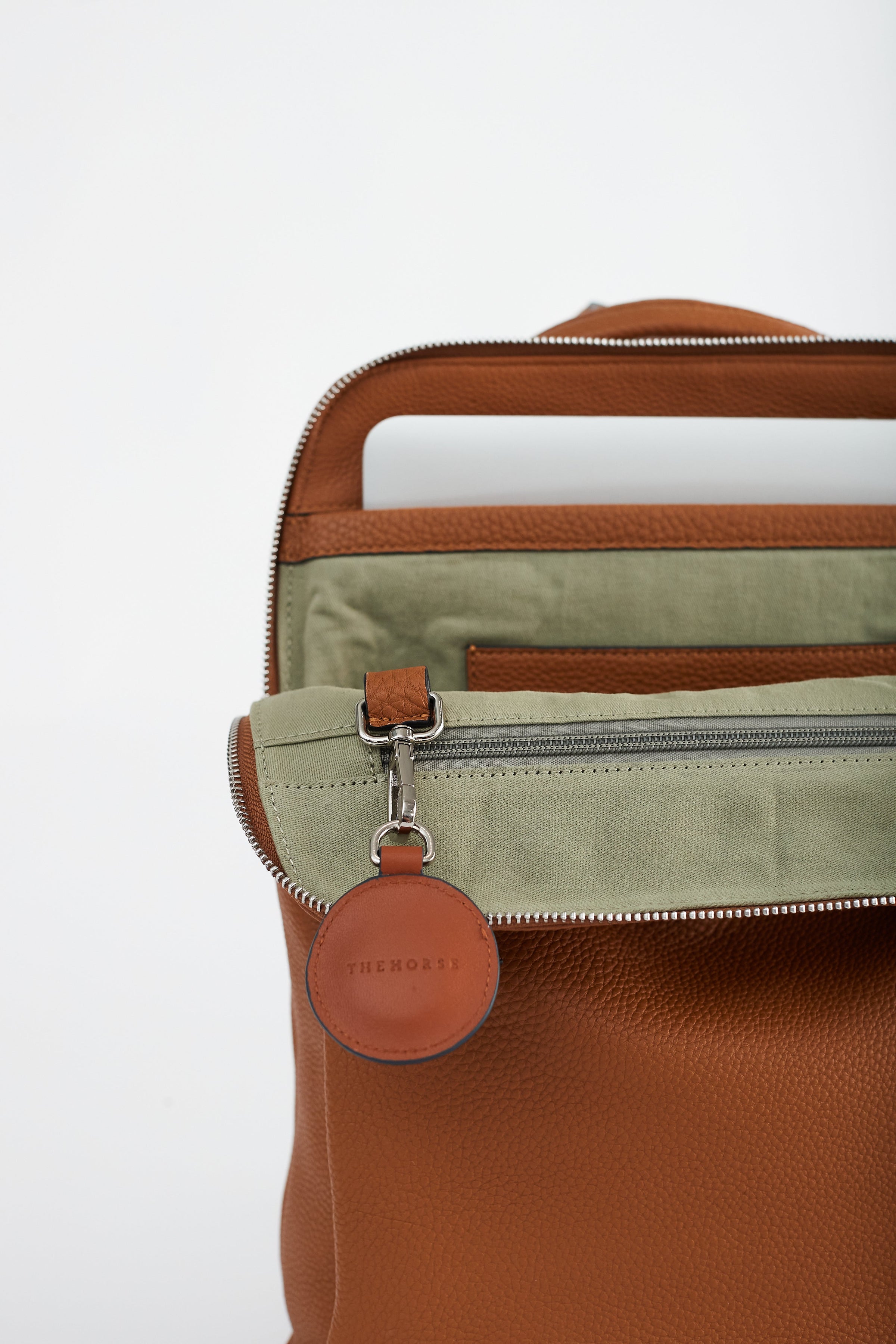 Backpack: Tan Pebbled Leather