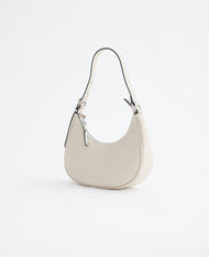 【直営・関税送料込】Knot Lock handbag Friday Bag: Leather Crescent Bag in Oat | The Horse USA