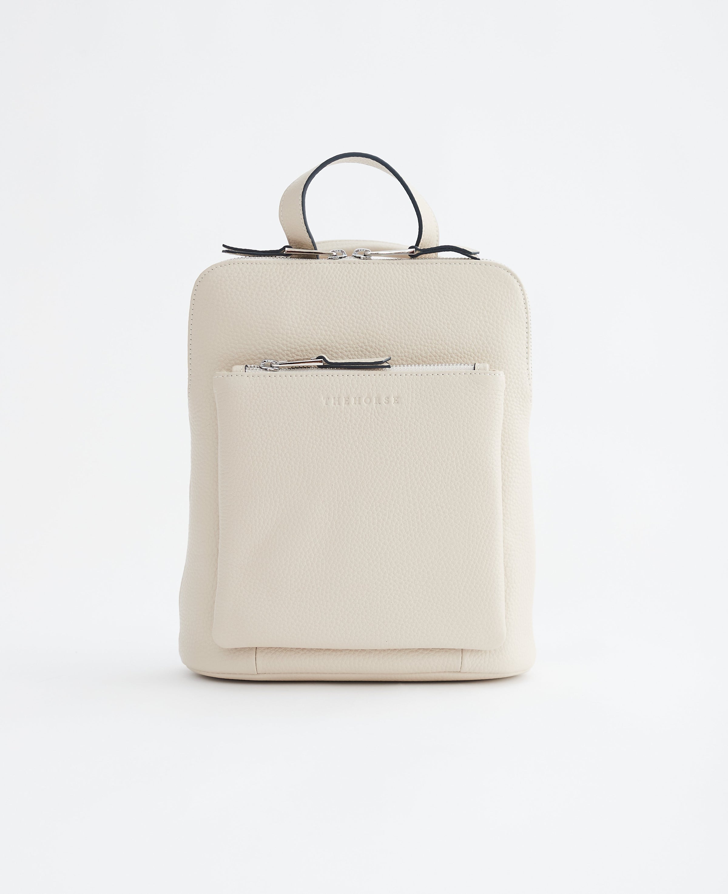 Mini Leather Backpack in Oat by The Horse®