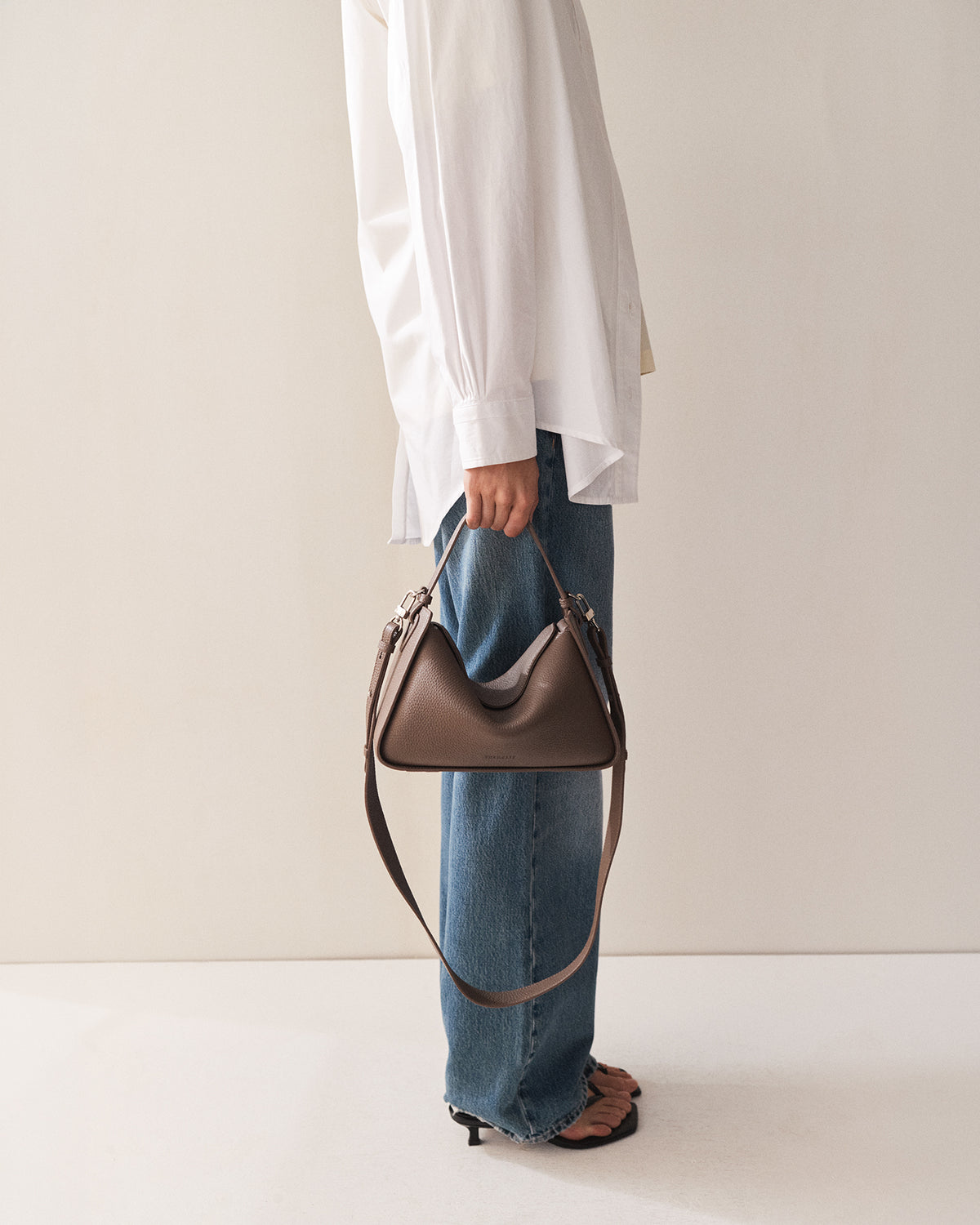 Clementine Bag: Mushroom with Gold
