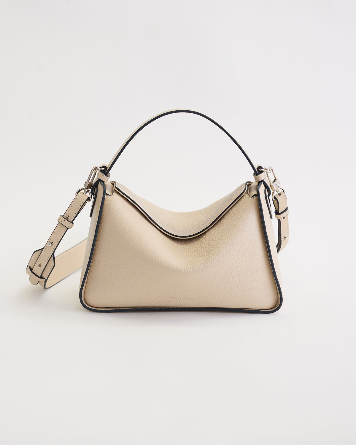Clementine Bag: Oat Pebbled Leather
