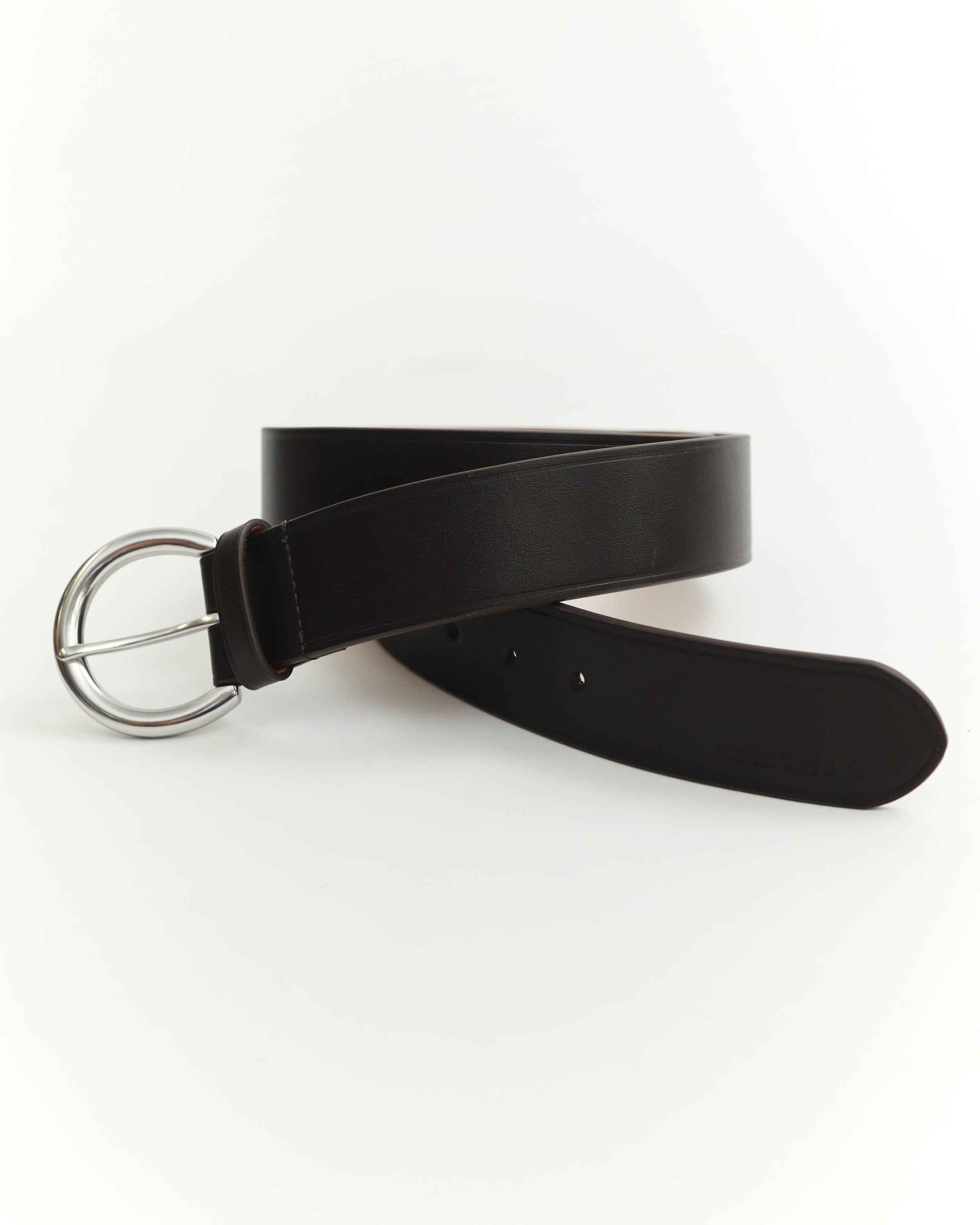 Classic Leather Belt: Coffee