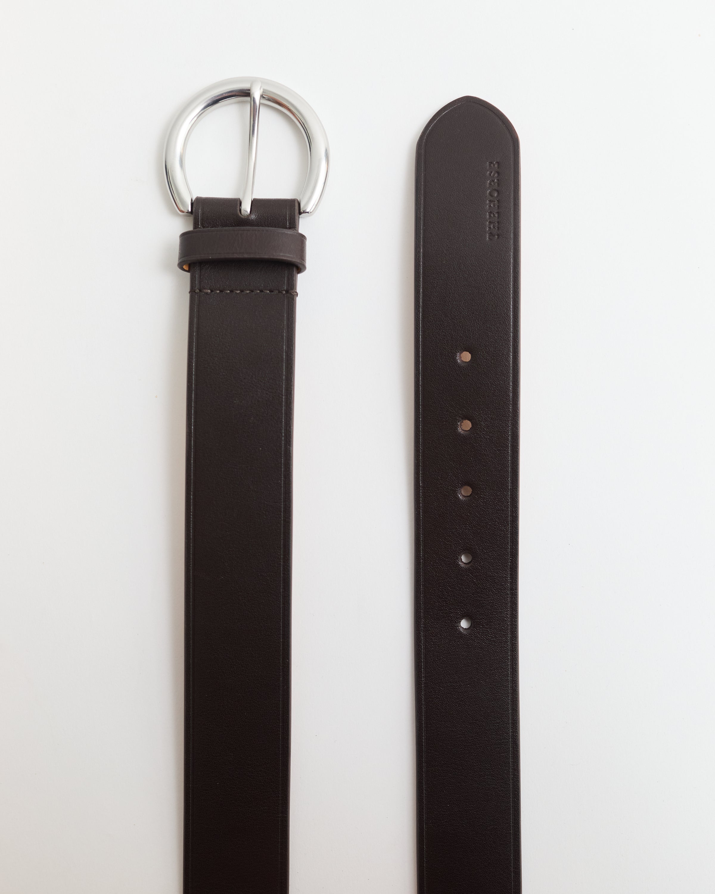 Classic Leather Belt: Coffee