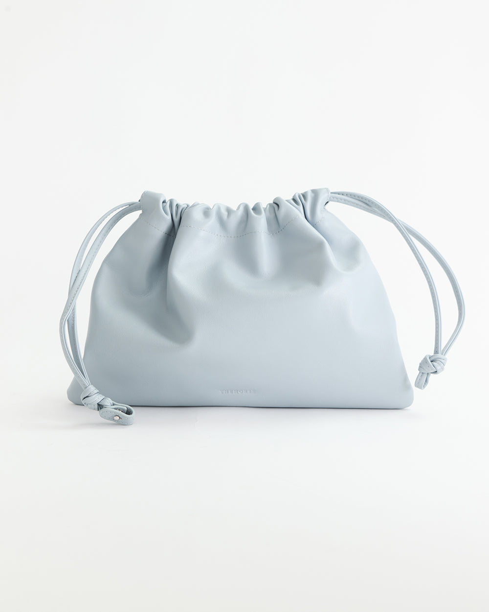 Fin Drawstring Pouch in blue grey | The Horse