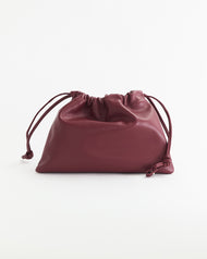 Fin Drawstring Bag: Cedar Red