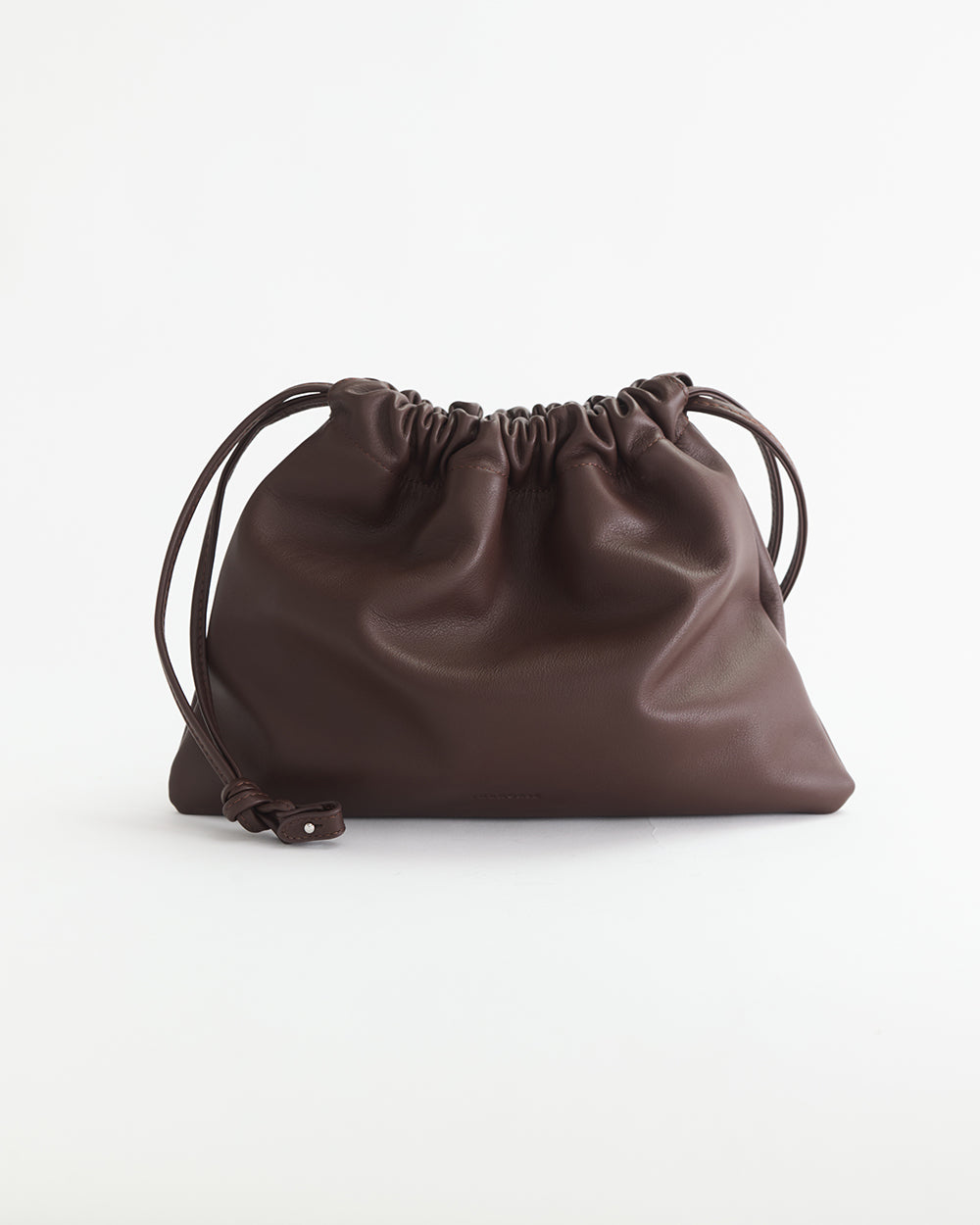 Fin Drawstring Pouch in Coffee | The Horse
