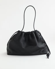 Fin Shoulder Bag: Black