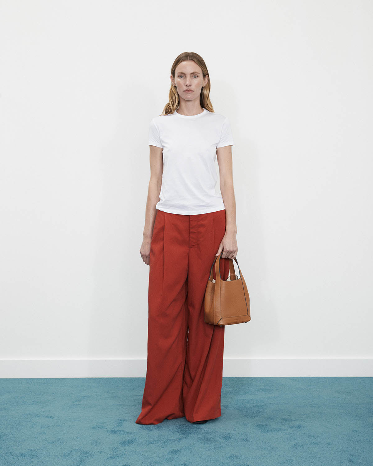Alexie Tote: Tan Pebbled Leather