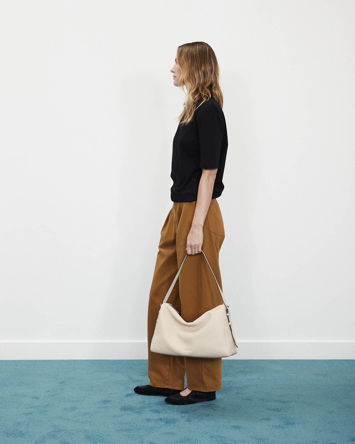 Lottie Handbag: Oat