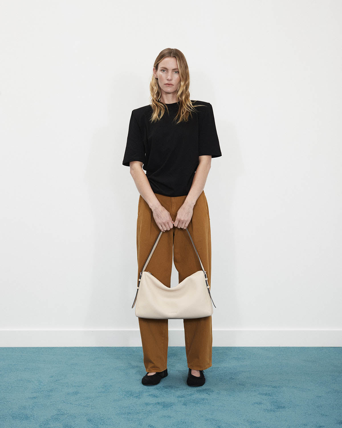 Lottie Handbag: Oat