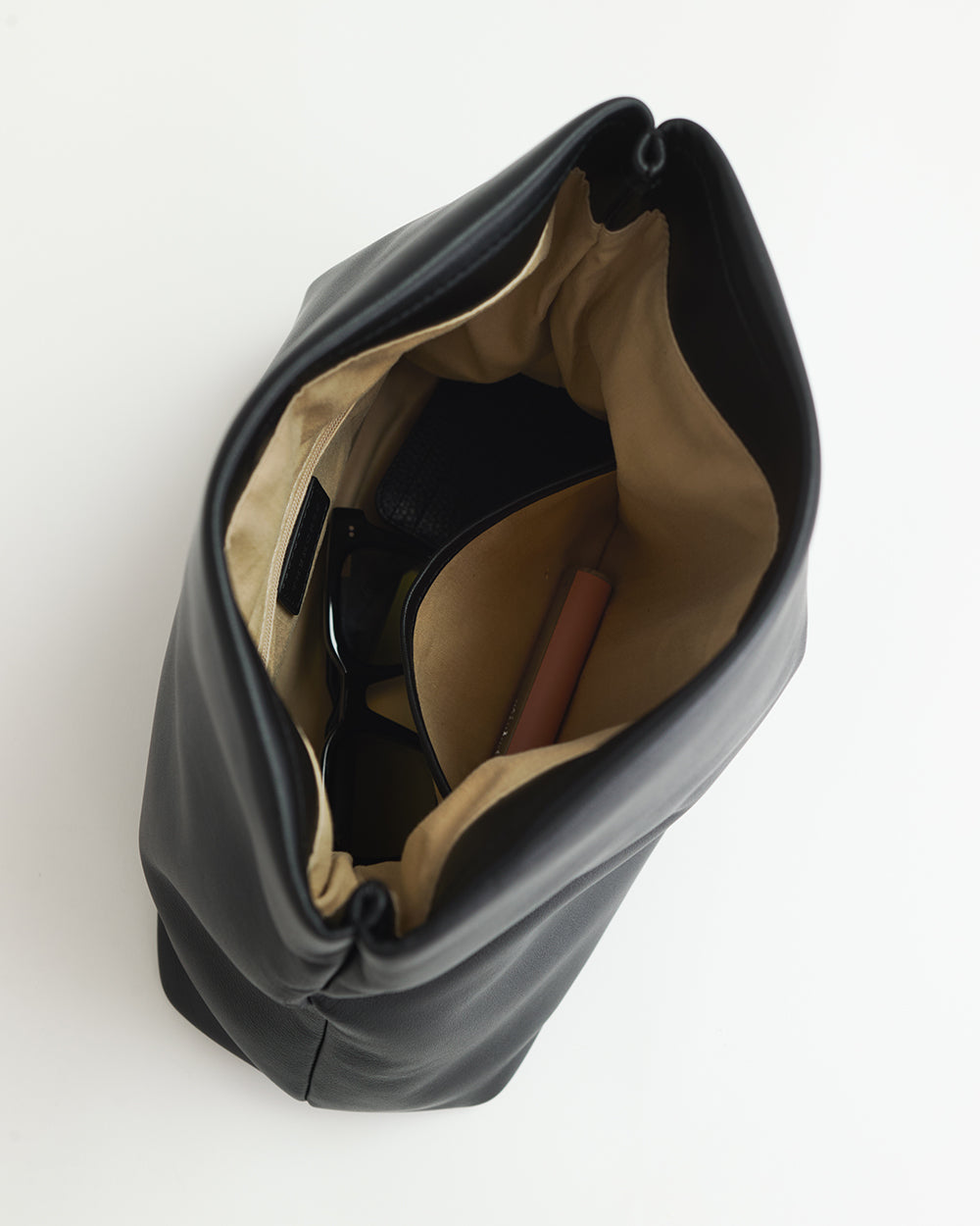 hobo raine sterling leather foldover clutch bag Benny Fold Clutch in Black leather