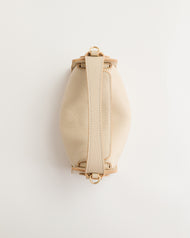 Mini Clementine Bag: Oat with Gold