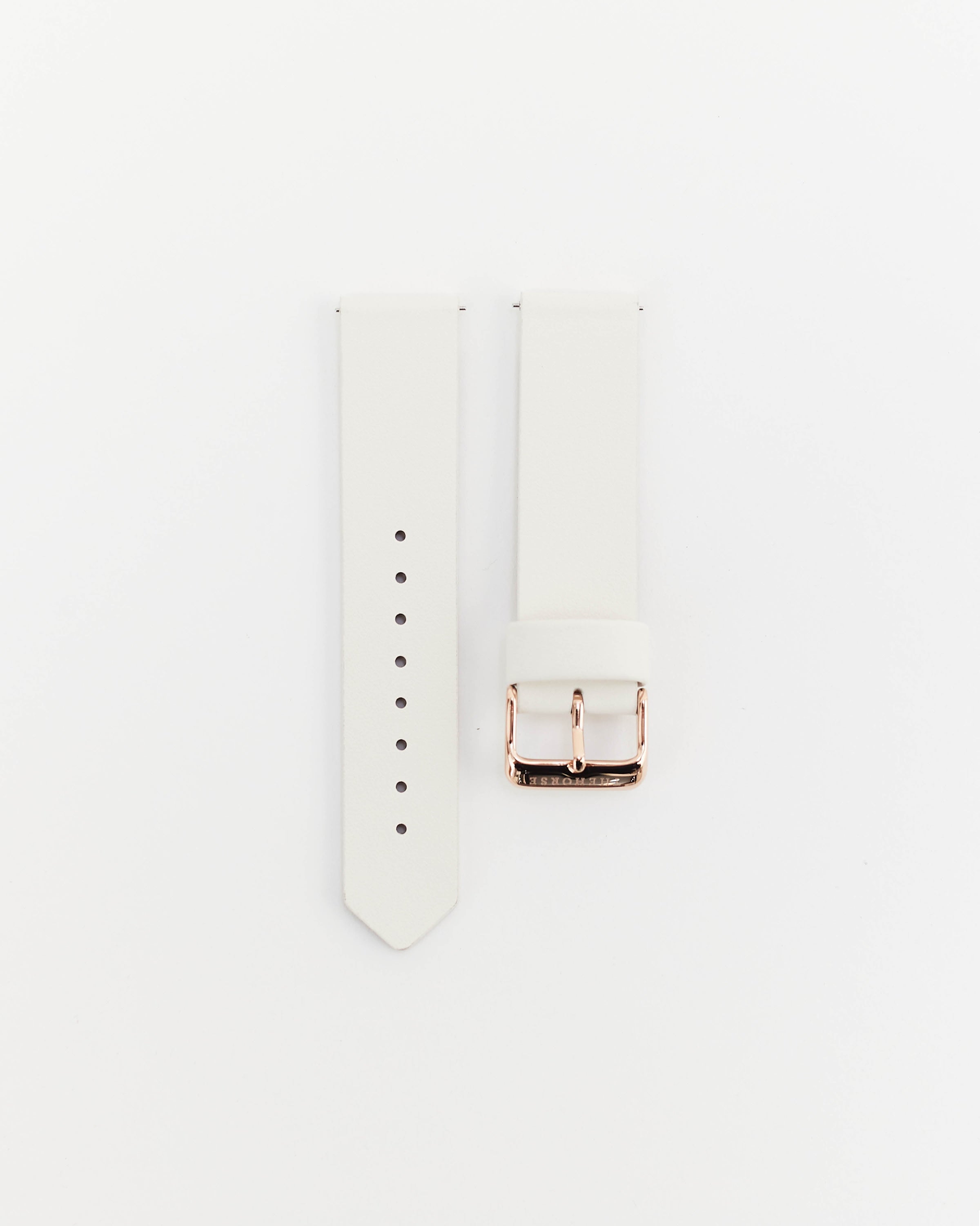 The 20mm Original: Milk Leather / Rose Gold Strap