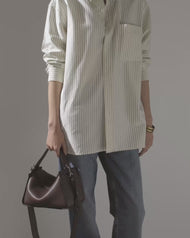 Clementine Bag: Coffee Pebbled Leather