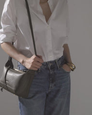 Mini Lou Bag: Khaki Green Gold