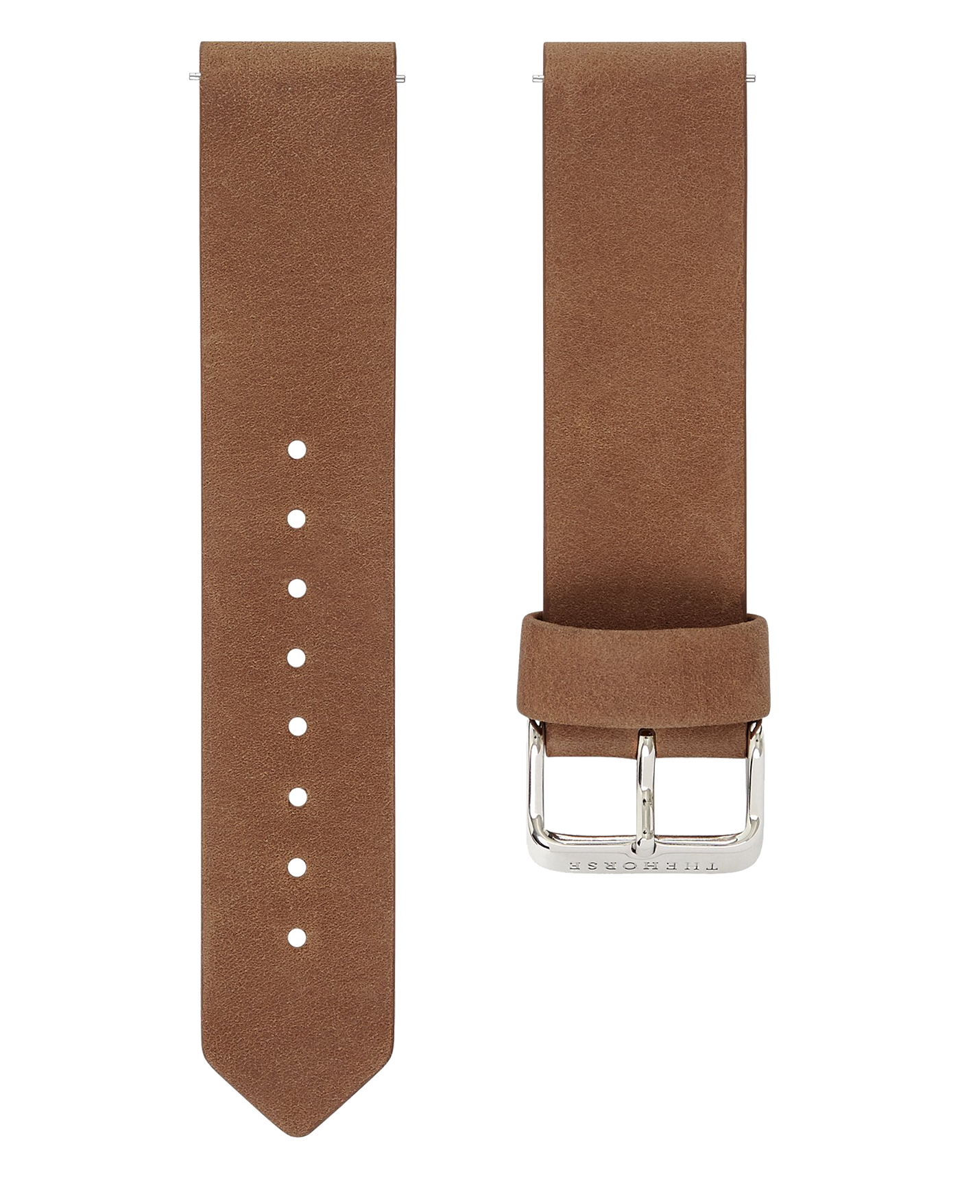 The 20mm Original: Tan Leather / Silver Strap